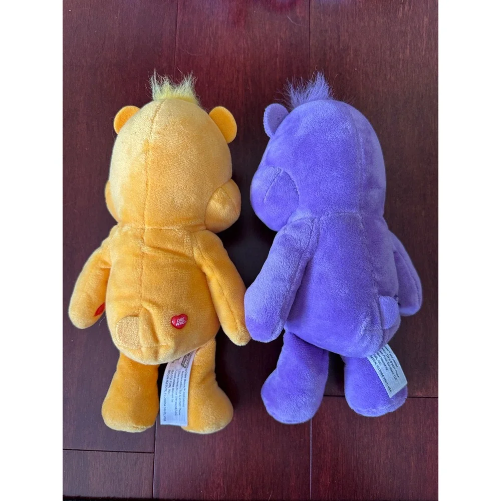 Care Bears 9 Inch Plush Set Laugh-a-Lot Bear Orange Share Bear Purple Toy